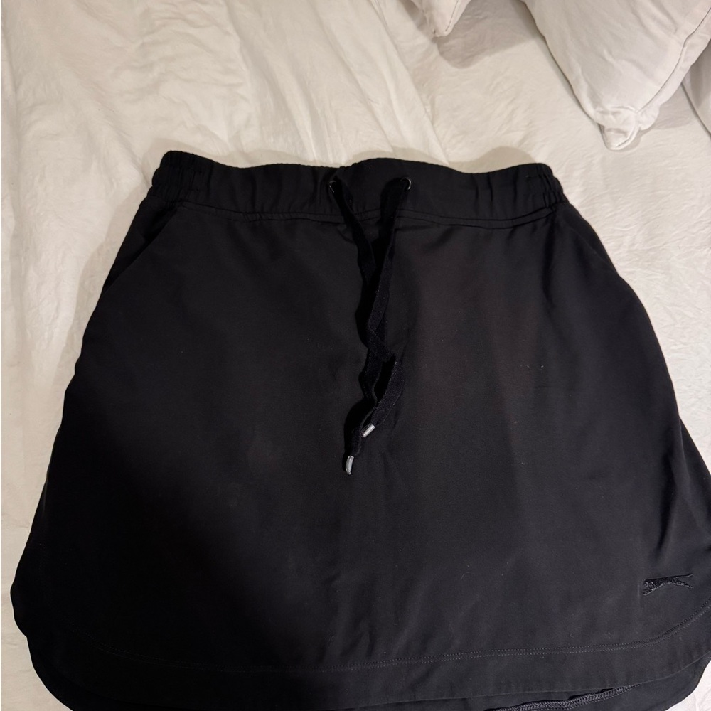 Slazenger Black Skirt with Drawstring